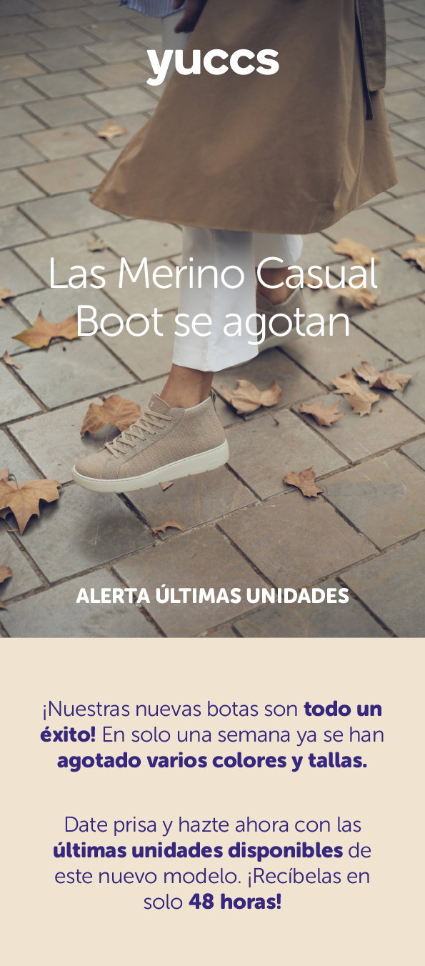 Yuccs Es: ltimas unidades de Merino Casual Boot | Milled