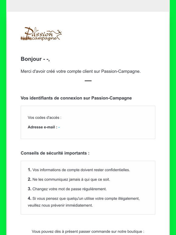 [Passion-Campagne] Bienvenue !
