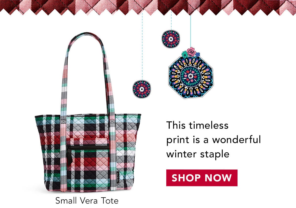 vera bradley holiday tote