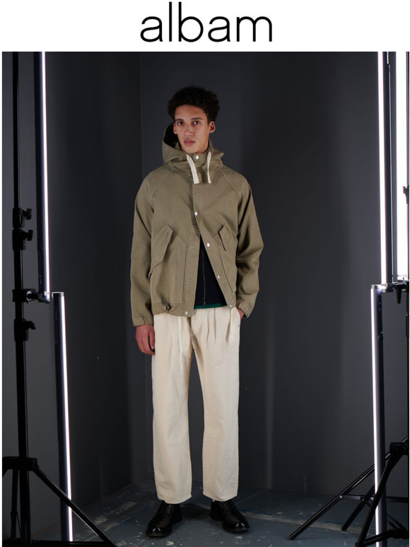 albam drift nylon parka