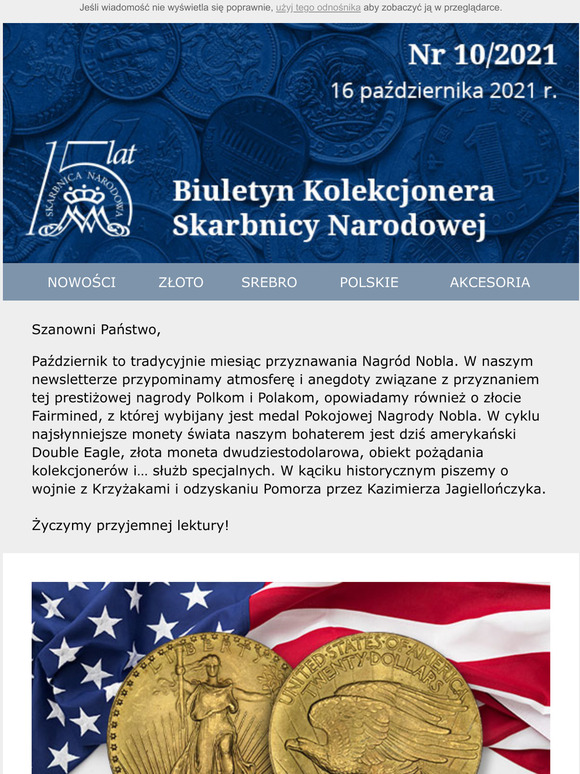 Moneta, ktrej szukay tajne Suby Stanw Zjednoczonych