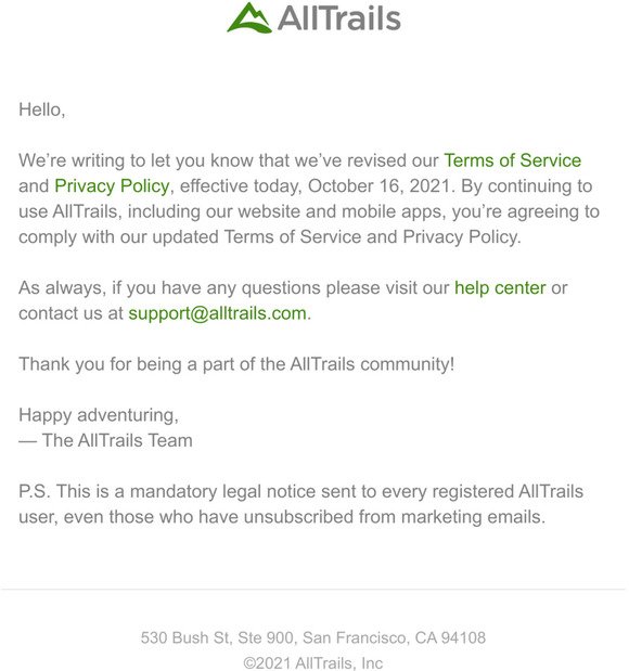 Were updating our Terms & Privacy Policy