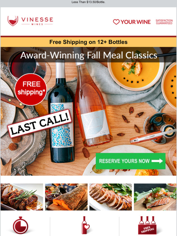 Almost Sold Out- Award-Winning Fall Meal Classics: Seasonal Fine Dining with a Ros, Pinot Noir & Petite Sirah Trio