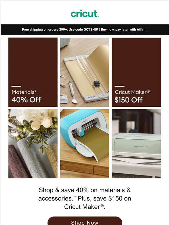 Cricut Hey Cricut Maker is 150 Off Milled