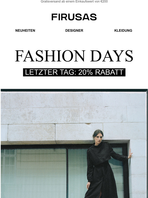 LETZTE CHANCE: Shoppen Sie 20% gnstiger