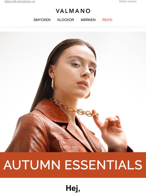  Autumn Essentials: Hstens snyggaste trender
