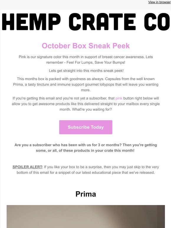 October Box Sneak Peek! 