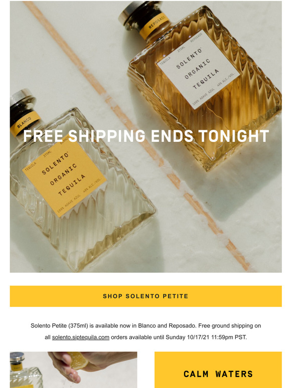 Free Shipping Ends Tonight!