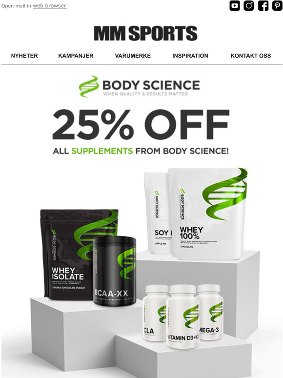  LAST CHANCE: 25% OFF ALL SUPPLEMENTS*