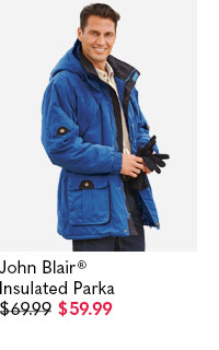 john blair insulated parka