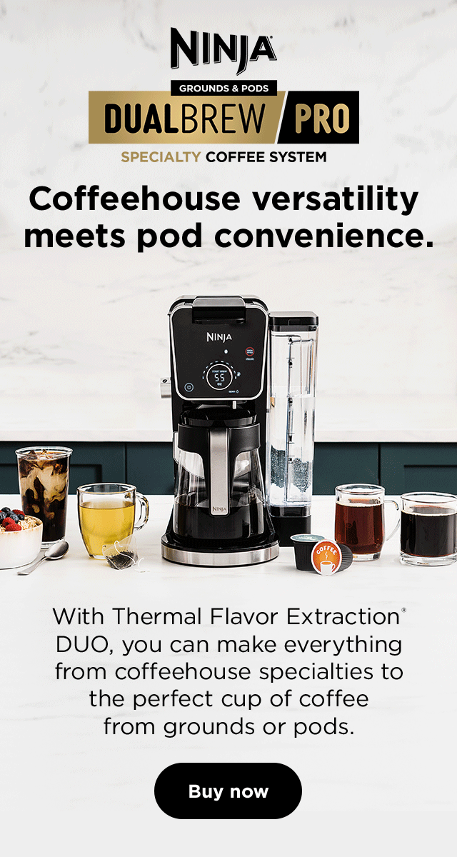 Ninjakitchen Meet the Ninja Grounds & Pods DualBrew Pro Specialty