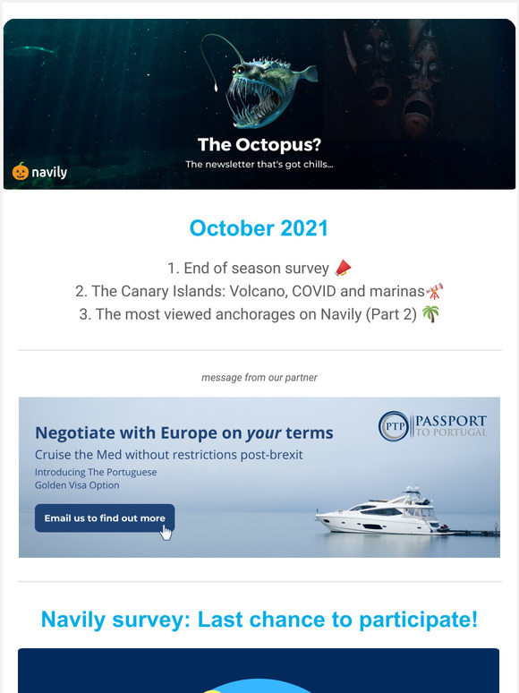  The Octopus | The situation in the Canary Islands | Best anchorages in the Med (part 2)