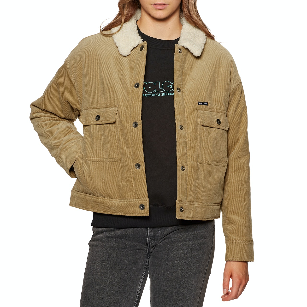 Volcom Weaton Womens Jacket - Dark Khaki