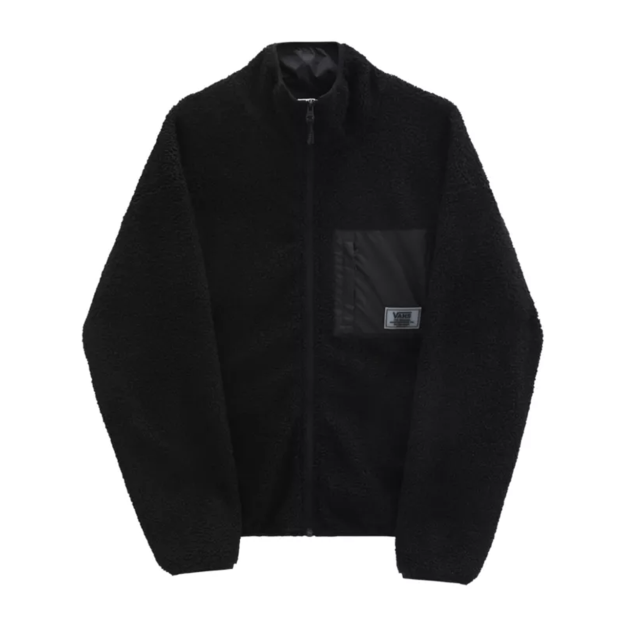 Vans Midland Zip Sherpa Womens Fleece - Black