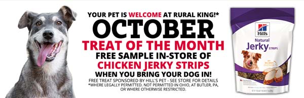 Bring Your Pet In For a FREE Treat on Us!