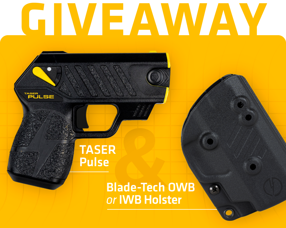 TASER: Win a free TASER Pulse & Blade-Tech Holster