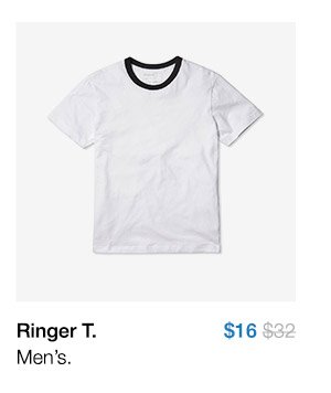 Ringer T. Men's. $16.