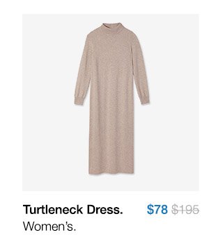 Turtleneck Dress. Women's. $78.
