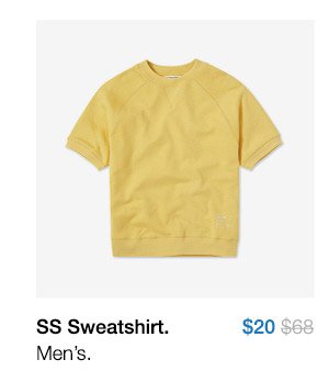 SS Sweatshirt. Men's. $20.