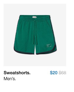 Sweatshorts.Men's. $20.
