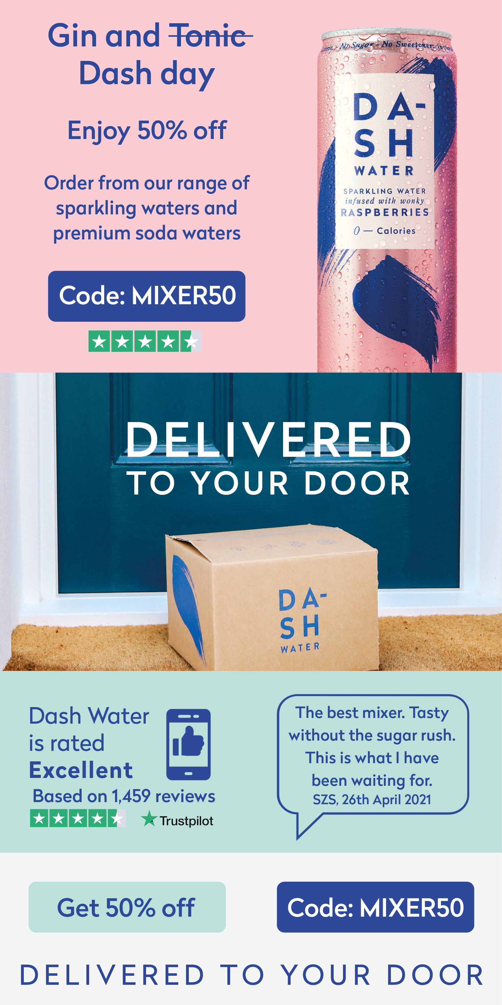 Dash Water It's Gin and Dash Day Milled