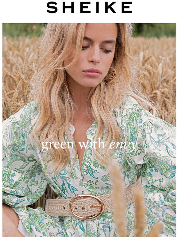 slim fit dress slacks Sheike Giselle Gown in Jade Green – WMIYHire main image 1
