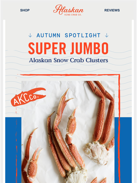 Alaskan King Crab Co. Spotlight Alaskan Snow Crab Clusters Milled