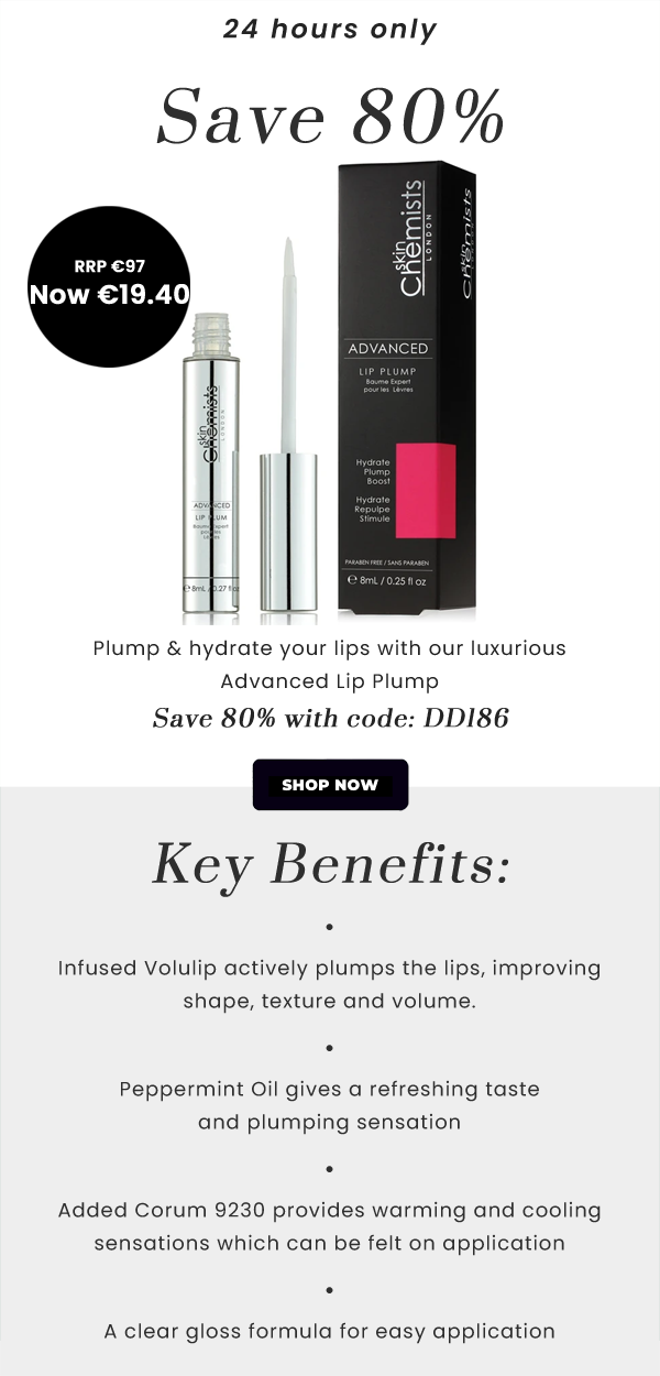 Skin Chemists Daily Deal Advanced Lip Plump Milled