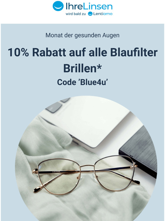 Monat der gesunden Augen!  #4 Sonderangebot: Blaufilter Brillen