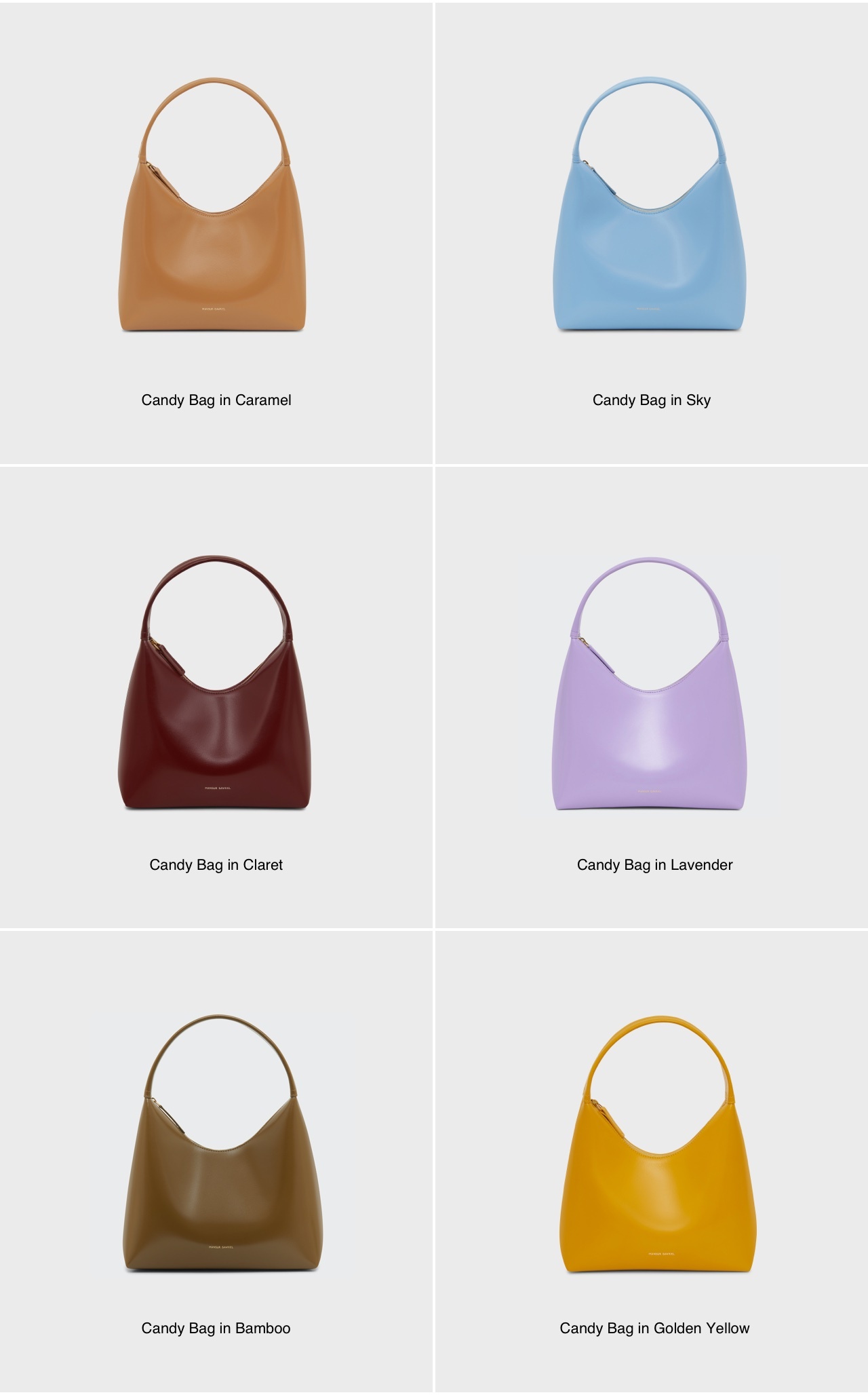 Mansur Gavriel Soft Candy Bag Claret