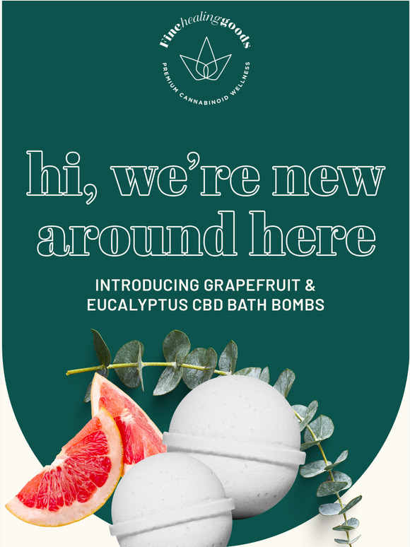 Say Hello to Our New Bath Bombs