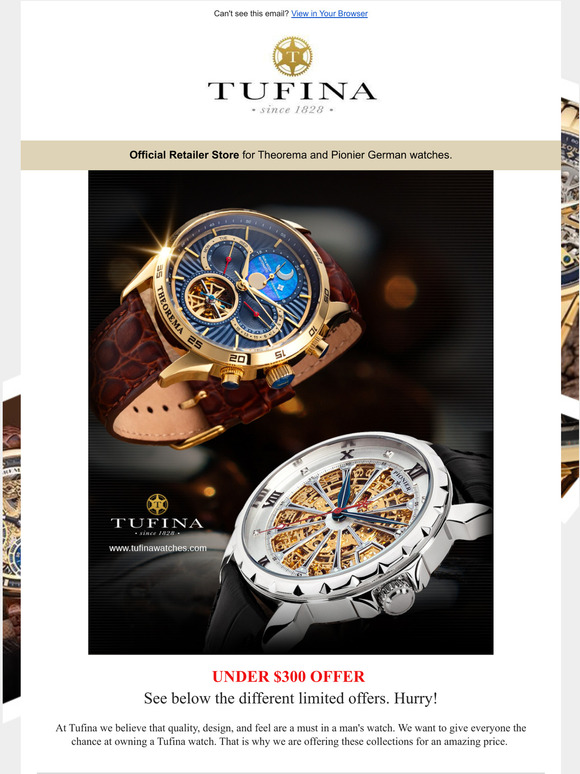 Tufina on sale watches store