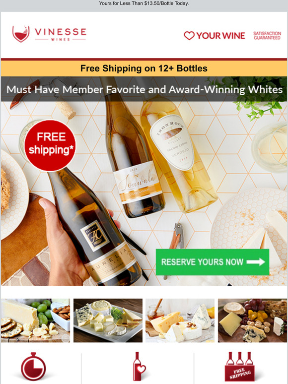 Must Have Member Favorite and Award-Winning Whites: Prized Vermentino, Verdejo & 91 Point Rated Chardonnay for Fall