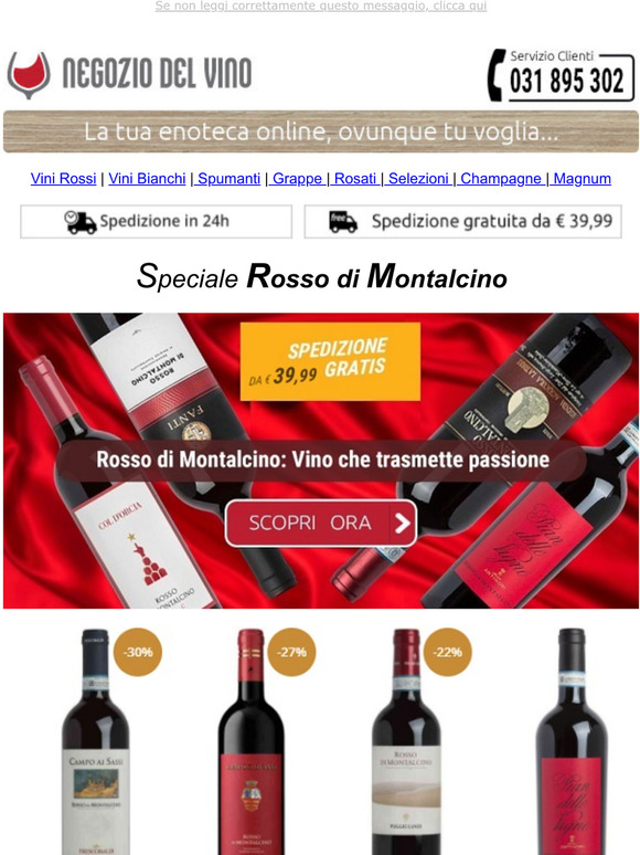 Negoziodelvino - Speciale Rosso Montalcino & Franciacorta Le Marchesine