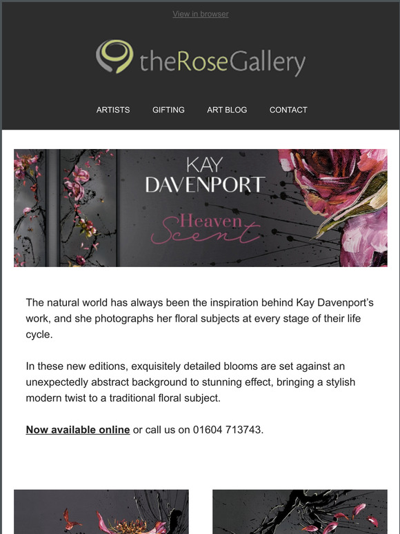 Heavenly florals by Kay Davenport