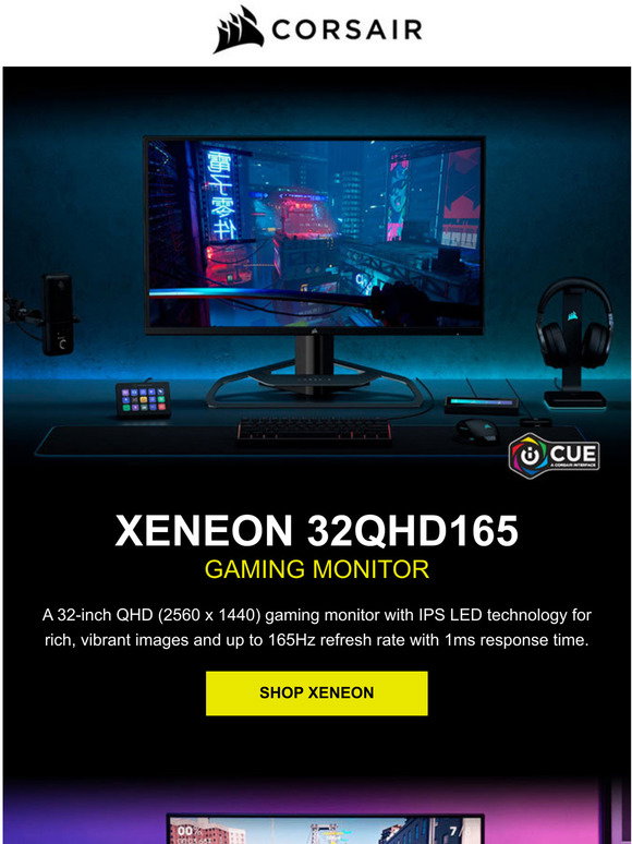 Corsair: The First CORSAIR Gaming Monitor Has Arrived-shop now | Milled