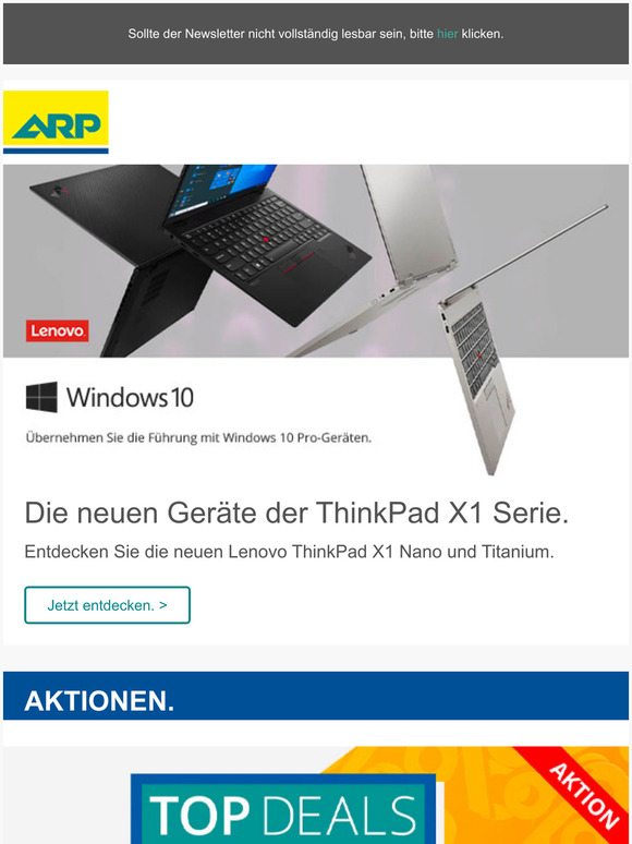 ARP: Highlights der Woche