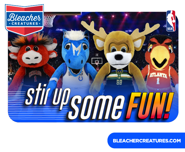 Bleacher Creatures Dallas Mavericks Champs 10 Plush Figure - A Mascot for  Play or Display