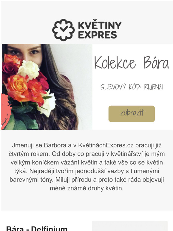 Kvtinov kolekce Bra, slevov kd 15%