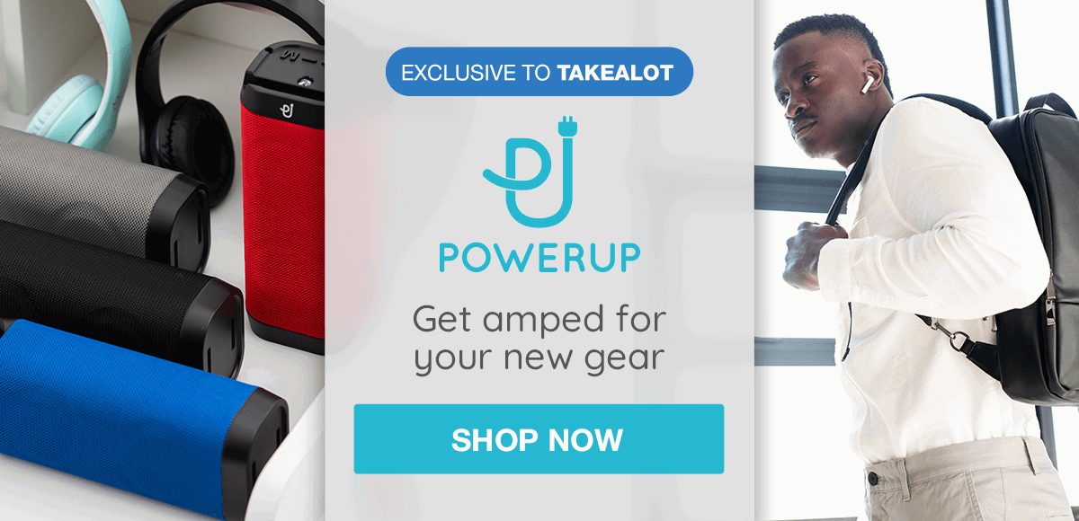 Get amped for your new gear!  Exclusive to Takealot