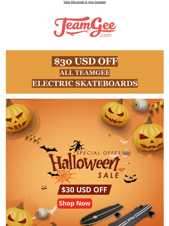 Teamgee Halloween Sale, Get the Lowest Price!