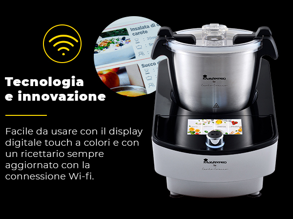 Casalinghi altri brand Robot da cucina Wi Fi 12 funzioni - Masterpro Carlo  Cracco