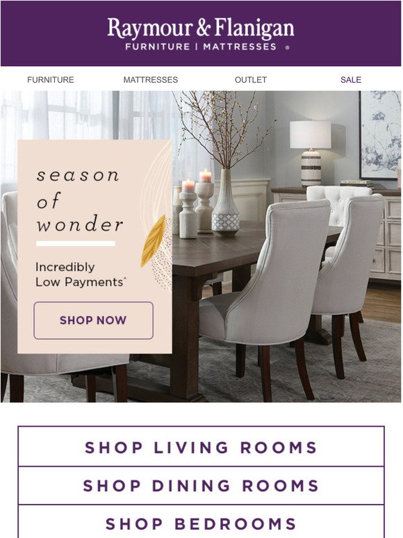 Raymour &amp; Flanigan: Furnish your home this Fall with looks you'll love ...