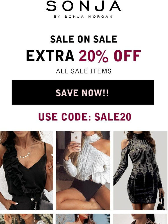  Extra 20% OFF All Sale Items!