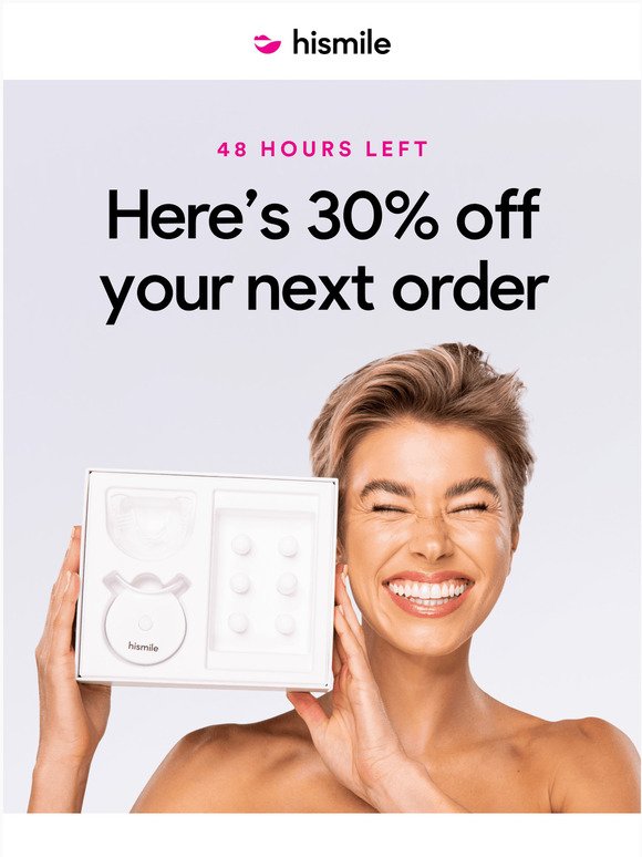 30% off for 48 hours only! 