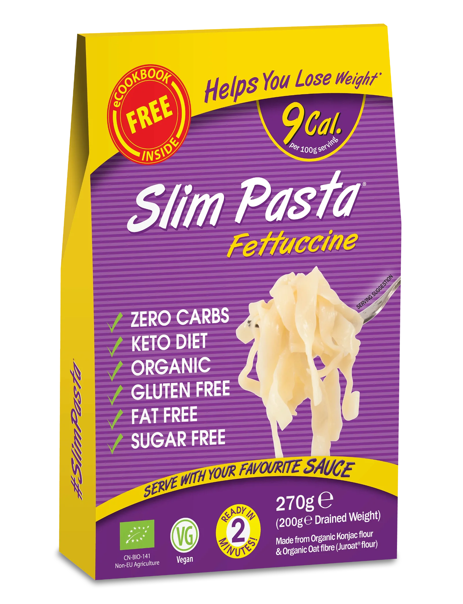 Slim Pasta Fettuccine Original - Pack of 5