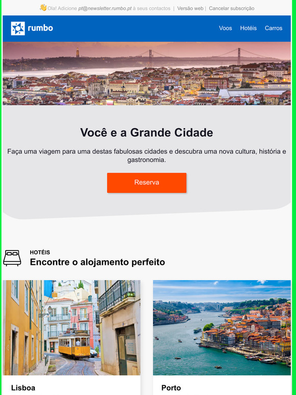  Est a planear uma viagem fora do programa?
