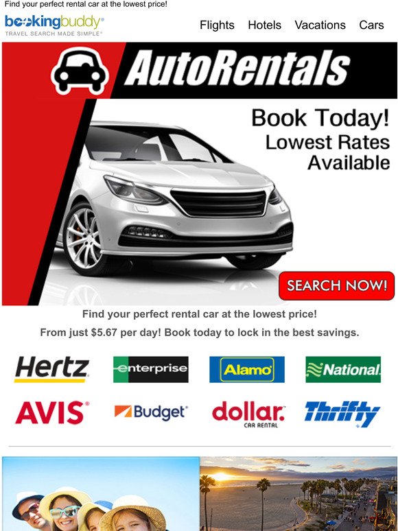 BRAND NEW Car Rental Deals from $5.67/Day. Search Now!