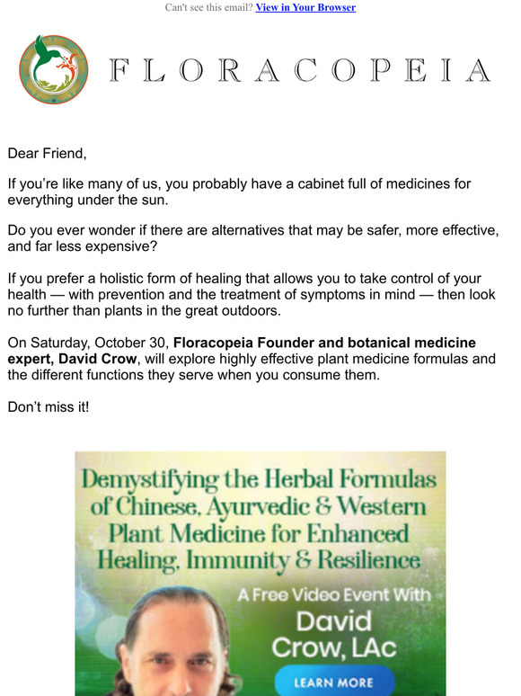 Floracopeia [New Herbal Formulas for Enhanced Healing