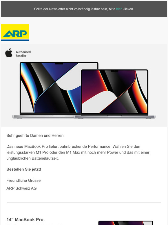 Das neue MacBook Pro.